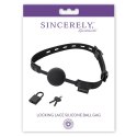 Knebel - Sportsheets Sincerely Locking Lace Silicone Ball Gag Sportsheets