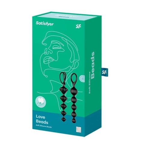 Koraliki analne - Satisfyer Love Beads Black Satisfyer Koraliki analne - Satisfyer Love Beads Black Satisfyer