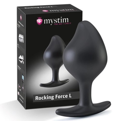 Korek analny - Mystim Rocking Force Butt Plug L Mystim Korek analny - Mystim Rocking Force Butt Plug L Mystim