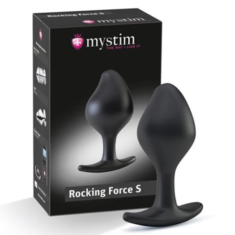 Korek analny - Mystim Rocking Force Butt Plug S Mystim Korek analny - Mystim Rocking Force Butt Plug S Mystim