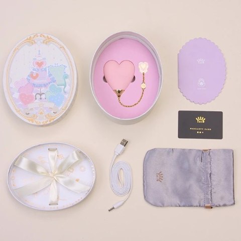 Masażer - Zalo Baby Heart Berry Violet Zalo Masażer - Zalo Baby Heart Berry Violet Zalo