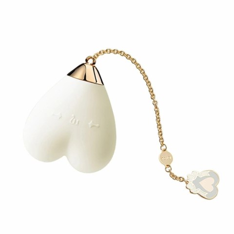 Masażer - Zalo Baby Heart Vanilla White Zalo