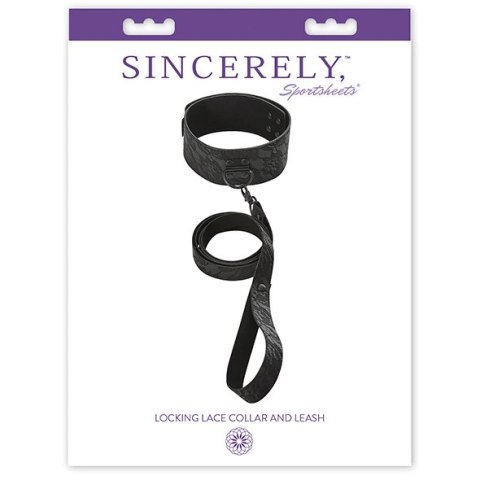 Obroża i smycz - Sportsheets Sincerely Locking Lace Collar & Leash Sportsheets Obroża i smycz - Sportsheets Sincerely Locking Lace Collar & Leash Sportsheets