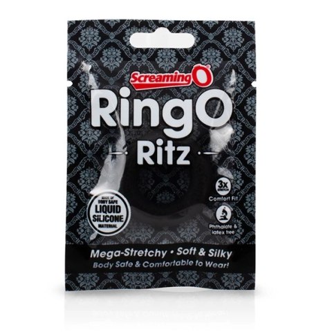 Pierścień erekcyjny - The Screaming O RingO Ritz Black The Screaming O Pierścień erekcyjny - The Screaming O RingO Ritz Black The Screaming O