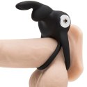 Pierścień wibrujący - Happy Rabbit Cock Ring Black Happy Rabbit