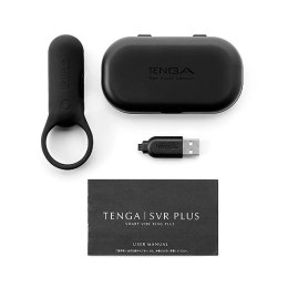 Pierścień wibrujący - Tenga SVR Smart Vibe Ring Plus Black Tenga