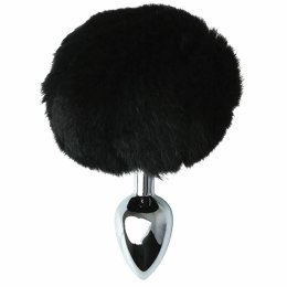 Plug analny - Sportsheets Sincerely Metal Bunny Butt Plug Black Sportsheets