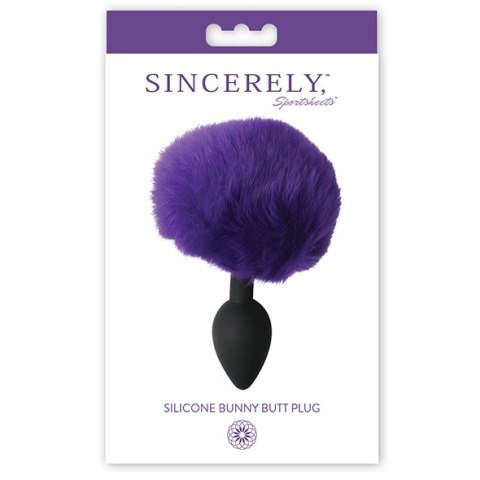 Plug analny - Sportsheets Sincerely Silicone Bunny Butt Plug Purple Sportsheets Plug analny - Sportsheets Sincerely Silicone Bunny Butt Plug Purple Sportsheets