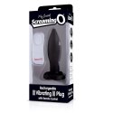 Plug analny wibrujący - The Screaming O Vibrating Plug Black The Screaming O