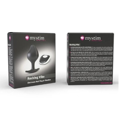 Plug analny wibrujący do elektrostymulacji - Mystim Rocking Vibe S Mystim Plug analny wibrujący do elektrostymulacji - Mystim Rocking Vibe S Mystim