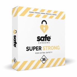 Prezerwatywy wzmocnione - Safe Super Strong 36 szt Safe