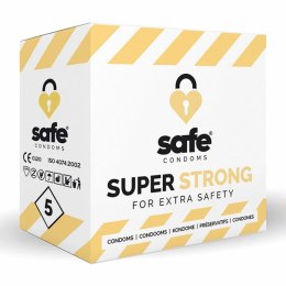 Prezerwatywy wzmocnione - Safe Super Strong 5 szt Safe