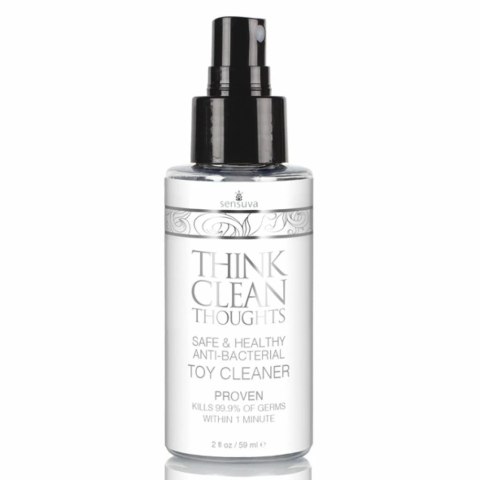 Spray czyszczący - Sensuva Think Clean Thoughts Toy Cleaner 59 ml Sensuva Spray czyszczący - Sensuva Think Clean Thoughts Toy Cleaner 59 ml Sensuva