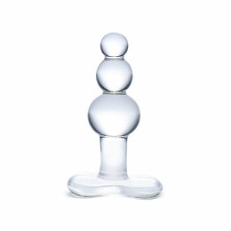 Szklany plug analny - Glas Beaded with Tapered Base Glas