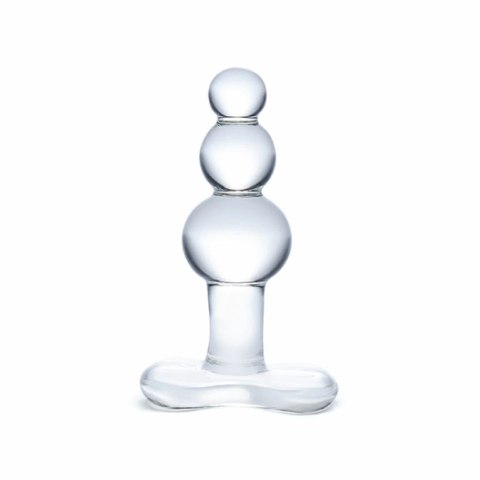Szklany plug analny - Glas Beaded with Tapered Base Glas Szklany plug analny - Glas Beaded with Tapered Base Glas