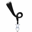 Szklany plug analny - Glas Horse Tail Glas