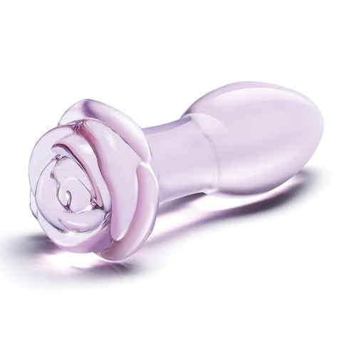 Szklany plug analny - Glas Rosebud Glas Szklany plug analny - Glas Rosebud Glas
