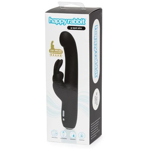 Wibrator - Happy Rabbit G-Spot Slim Black Happy Rabbit Wibrator - Happy Rabbit G-Spot Slim Black Happy Rabbit