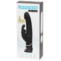 Wibrator - Happy Rabbit Realistic Black Happy Rabbit