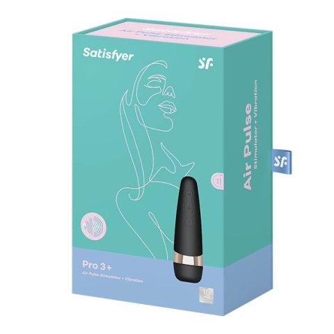 Wibrator z masażerem powietrznym - Satisfyer Pro 3 Vibration Satisfyer Wibrator z masażerem powietrznym - Satisfyer Pro 3 Vibration Satisfyer