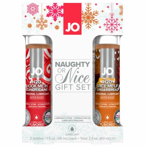 Zestaw lubrykantów - System JO Naughty or Nice 2 x 30 ml System JO Zestaw lubrykantów - System JO Naughty or Nice 2 x 30 ml System JO