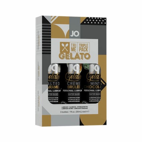Zestaw lubrykantów - System JO Tri Me Gelato 3 x 30 ml System JO Zestaw lubrykantów - System JO Tri Me Gelato 3 x 30 ml System JO