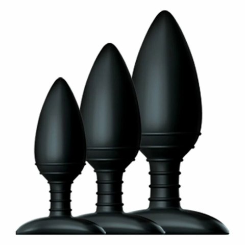 Zestaw plugów analnych - Nexus Butt Plug Trio Set Nexus Zestaw plugów analnych - Nexus Butt Plug Trio Set Nexus