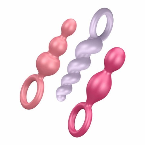 Zestaw plugów analnych - Satisfyer Booty Call Plugs Multi Color Satisfyer Zestaw plugów analnych - Satisfyer Booty Call Plugs Multi Color Satisfyer