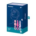 Zestaw plugów analnych - Satisfyer Booty Call Plugs Multi Color Satisfyer