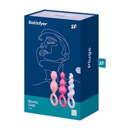 Zestaw plugów analnych - Satisfyer Booty Call Plugs Multi Color Satisfyer