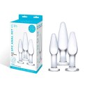 Zestaw szklanych plugów analnych - Glas Anal Training Set Glas