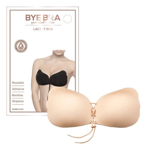 Biustonosz samonośny - Bye Bra Lace-It Bra Miseczka C Nude Bye Bra Biustonosz samonośny - Bye Bra Lace-It Bra Miseczka C Nude Bye Bra