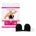 Biustonosz ze skrzydełkami - Bye Bra U-Style Bra Miseczka B Black Bye Bra