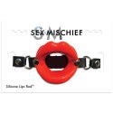 Knebel - S&M Silicone Lips Red Sex&Mischief