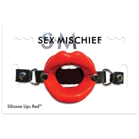 Knebel - S&M Silicone Lips Red Sex&Mischief Knebel - S&M Silicone Lips Red Sex&Mischief