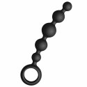 Koraliki analne krótkie - Joydivision Joyballs Anal Wave Short Black Joydivision