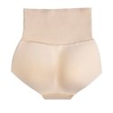 Majtki powiększające pośladki - Bye Bra Padded Panties Wysoki stan L Nude Bye Bra