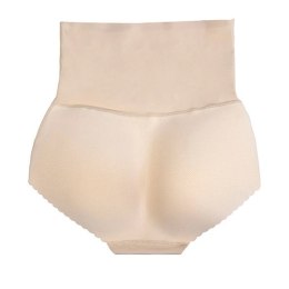 Majtki powiększające pośladki - Bye Bra Padded Panties Wysoki stan L Nude Bye Bra