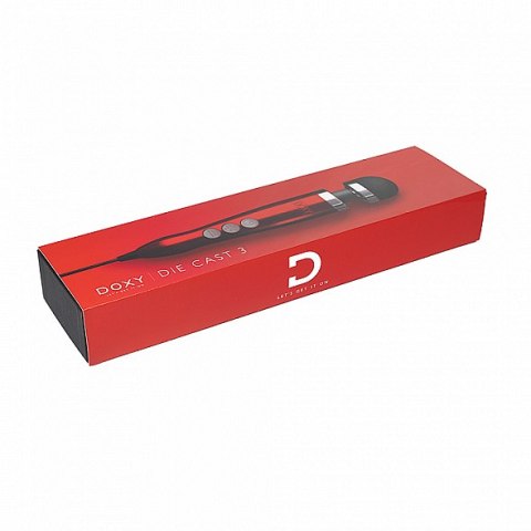 Masażer - Doxy Die Cast 3 Wand Massager Candy Red Doxy Masażer - Doxy Die Cast 3 Wand Massager Candy Red Doxy