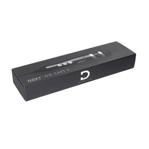 Masażer sieciowy - Doxy Die Cast 3 Wand Massager Disco Black Doxy Masażer sieciowy - Doxy Die Cast 3 Wand Massager Disco Black Doxy