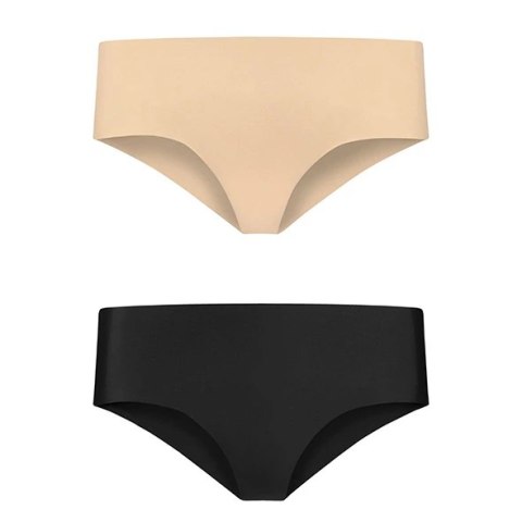 Niewidzialne majtki - Bye Bra Invisible Hipster (Nude & Black 2-Pack) S Bye Bra Niewidzialne majtki - Bye Bra Invisible Hipster (Nude & Black 2-Pack) S Bye Bra