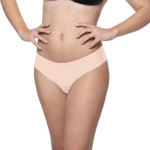 Niewidzialne stringi - Bye Bra Invisible Thong (Nude & Black 2-Pack) S Bye Bra Niewidzialne stringi - Bye Bra Invisible Thong (Nude & Black 2-Pack) S Bye Bra