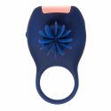 Pierścień erekcyjny - Tokyo Design Glamfit Rotating Pleasure Ring Blue Tokyo Design