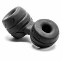 Pierścień na penisa i jądra - Perfect Fit SilaSkin Cock & Ball Black Perfect Fit