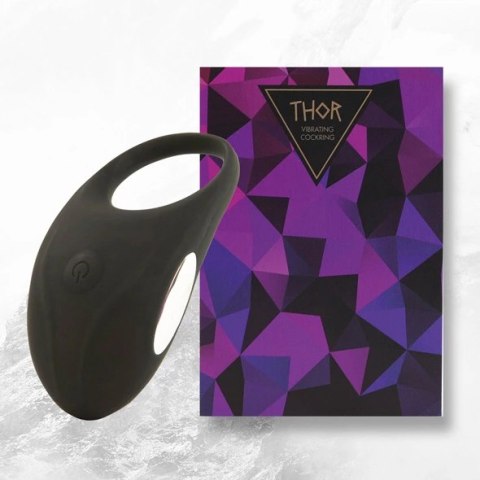 Pierścień wibrujący - FeelzToys Thor Black FeelzToys Pierścień wibrujący - FeelzToys Thor Black FeelzToys