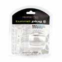 Plug analny podwójny tunel - Perfect Fit Double Tunnel Plug Large Clear Przezroczysty Duży Perfect Fit