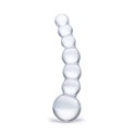 Szklane dildo - Glas Curved Beaded Glas