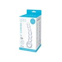 Szklane dildo - Glas Curved Beaded Glas