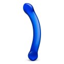 Szklane dildo - Glas Curved G-Spot Blue Glas