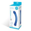 Szklane dildo - Glas Curved G-Spot Blue Glas